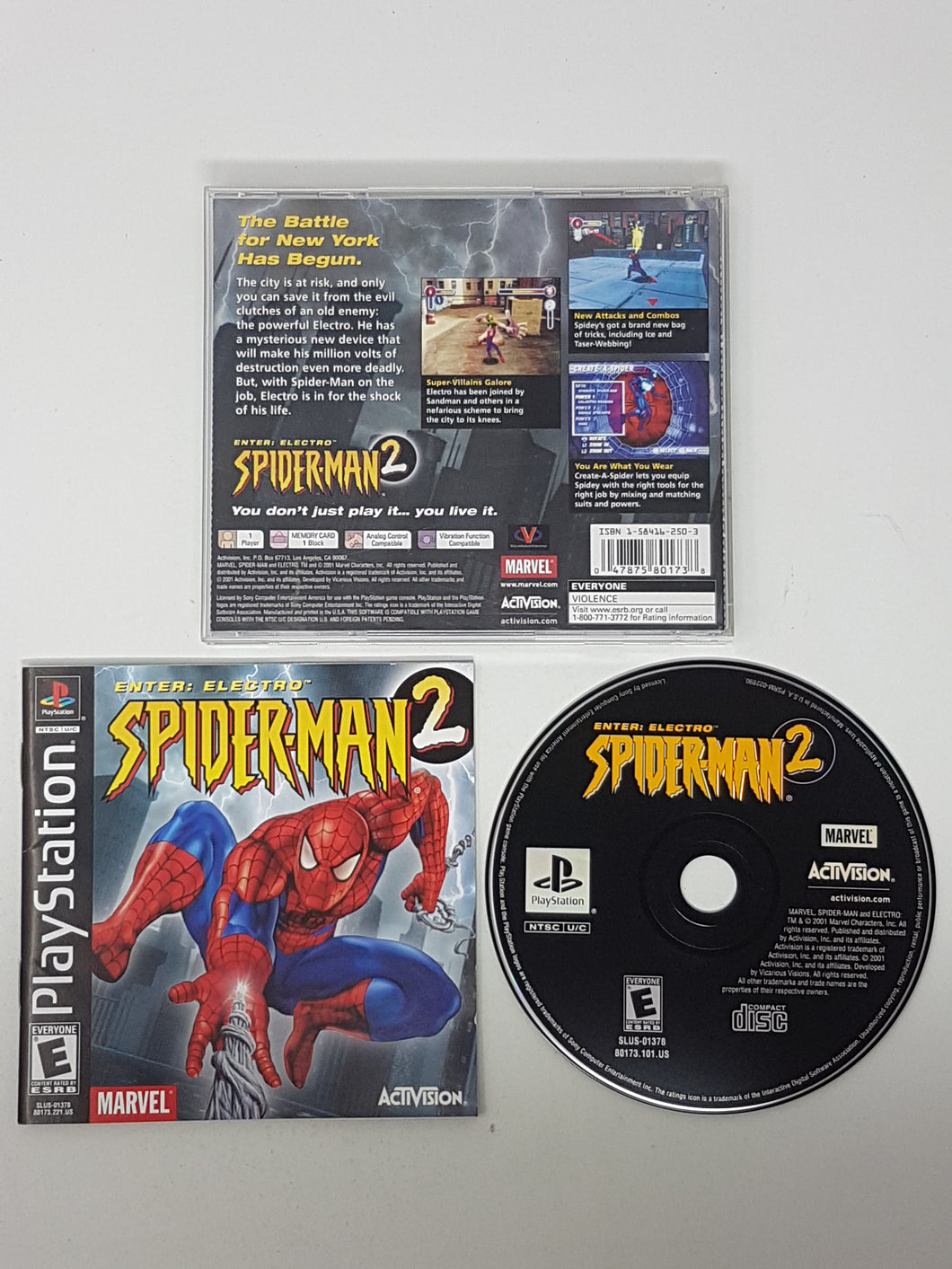 Spiderman 2 Enter Electro - Sony Playstation 1 | PS1