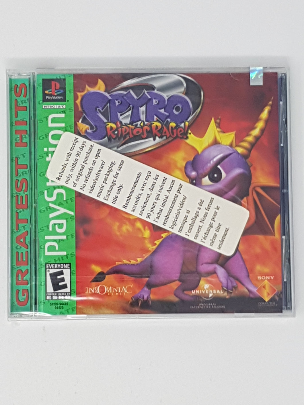Spyro Ripto's Rage [Greatest Hits] [new] - Playstation | PS1 ...