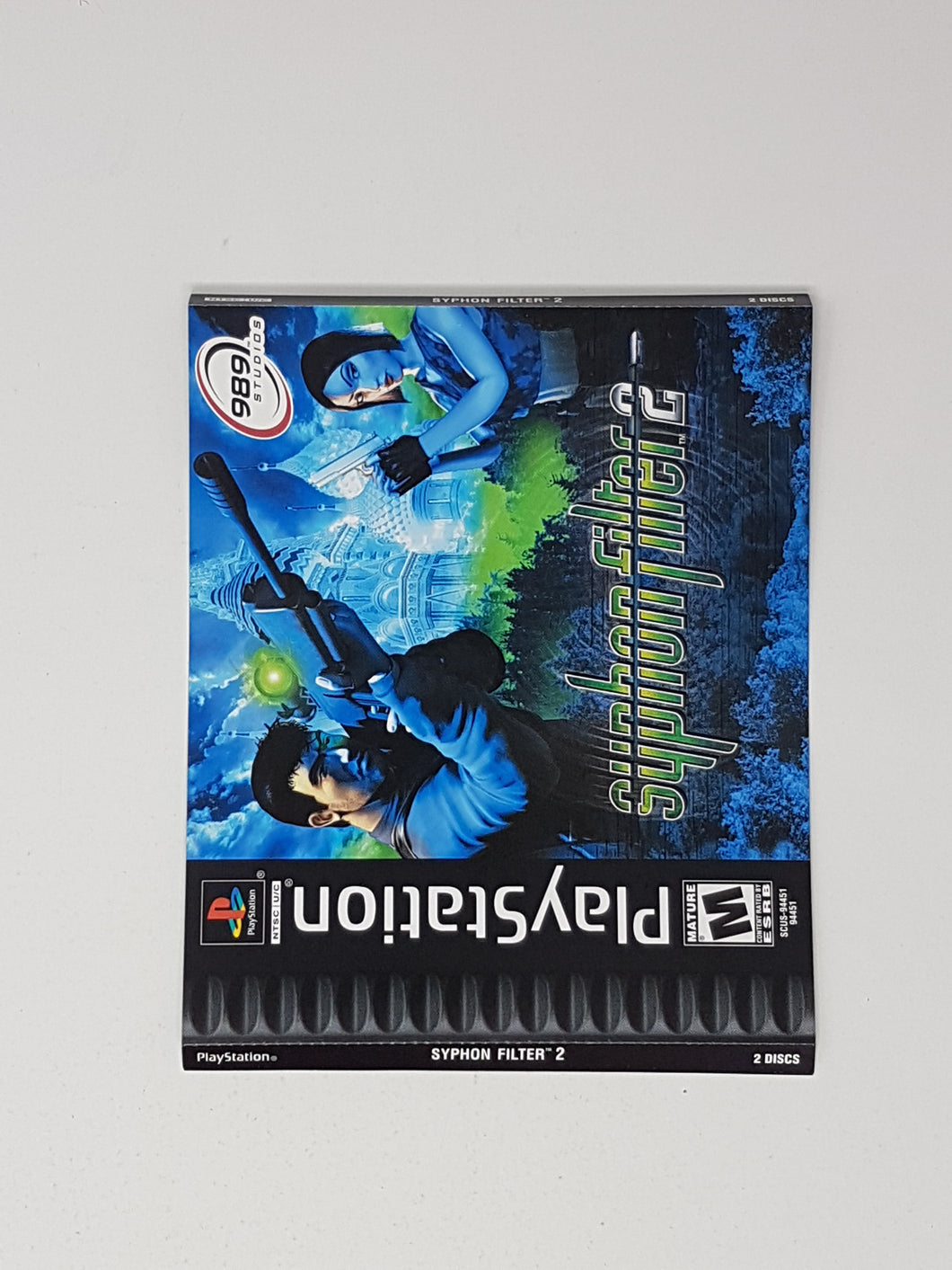 Syphon Filter 2 [Front cover art] - Playstation | PS1
