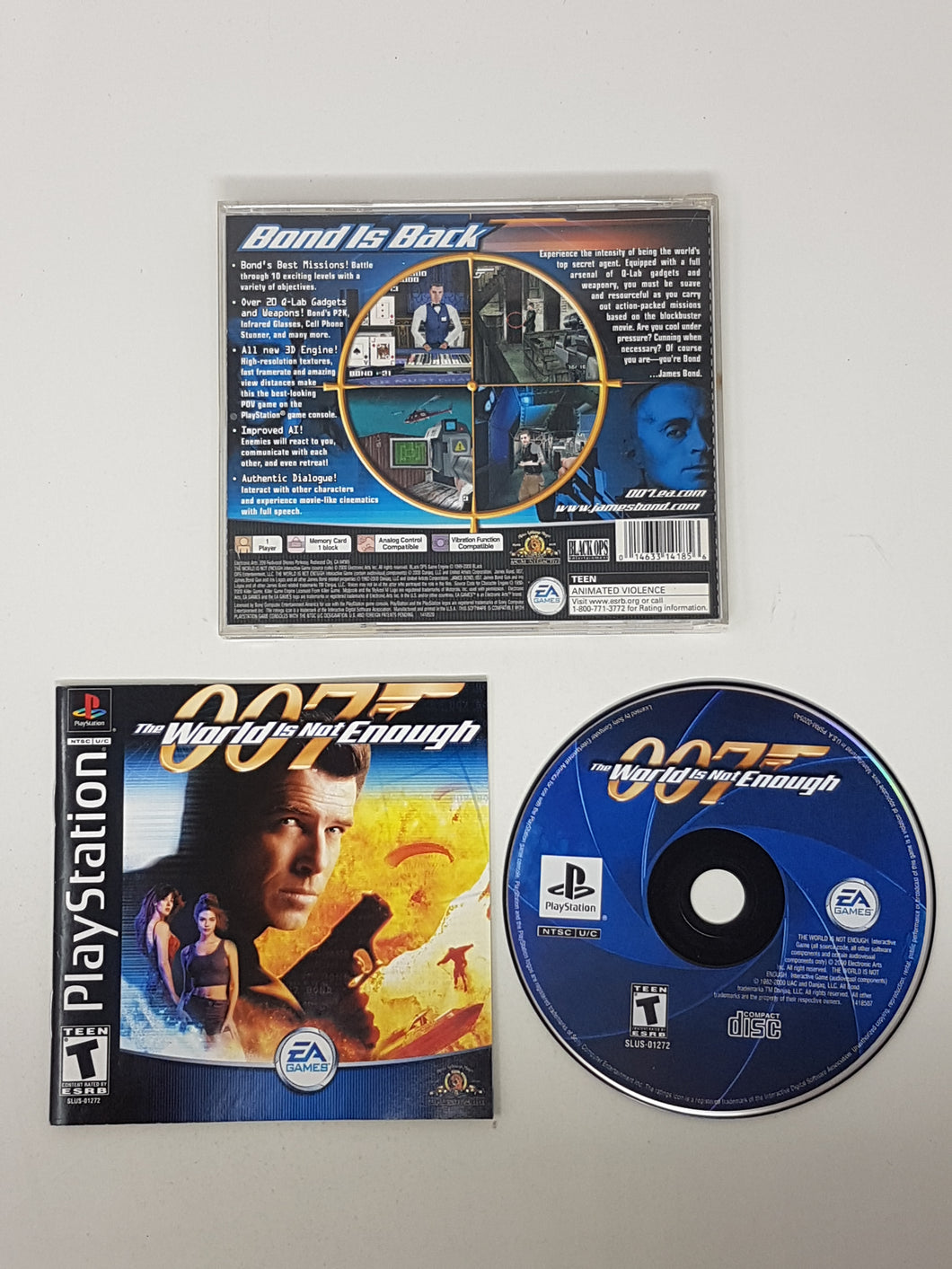 007 World is Not Enough - Sony Playstation 1 | PS1