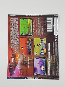 Uprising-X [Back Cover Art] - Sony Playstation 1 | PS1