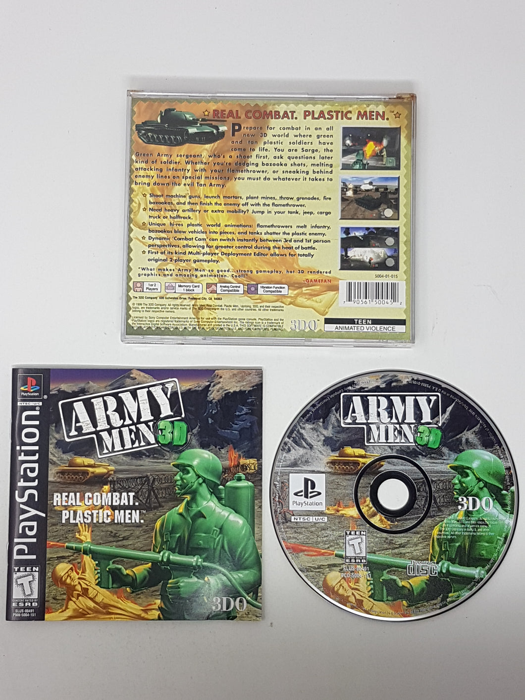 Army Men 3D - Sony Playstation 1 | PS1
