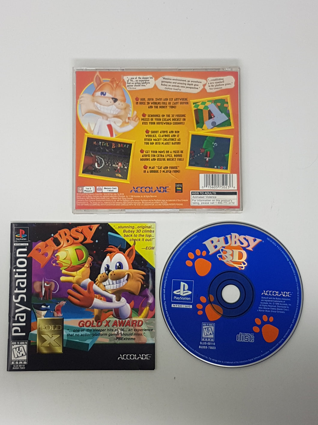 Bubsy 3D - Sony Playstation 1 | PS1