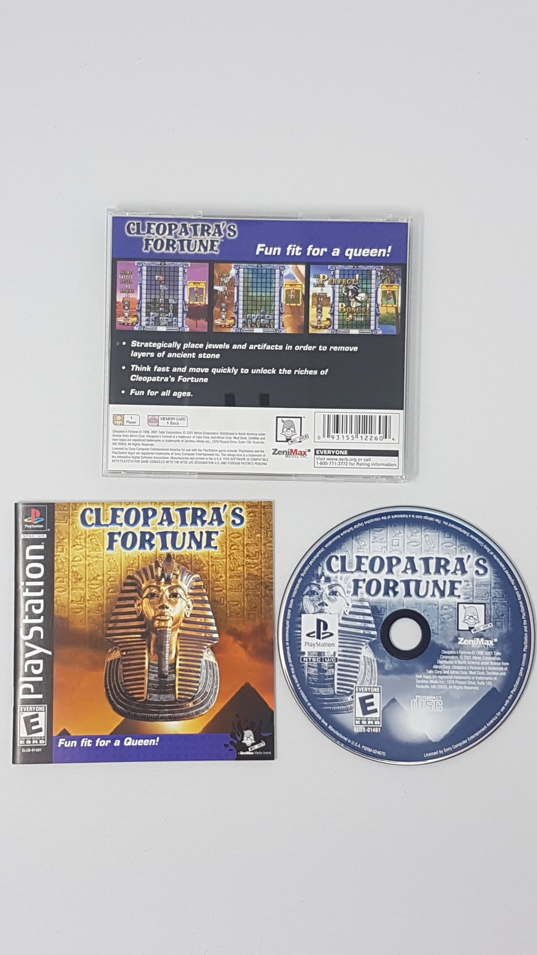 Cleopatra's Fortune [cib] - Playstation | PS1