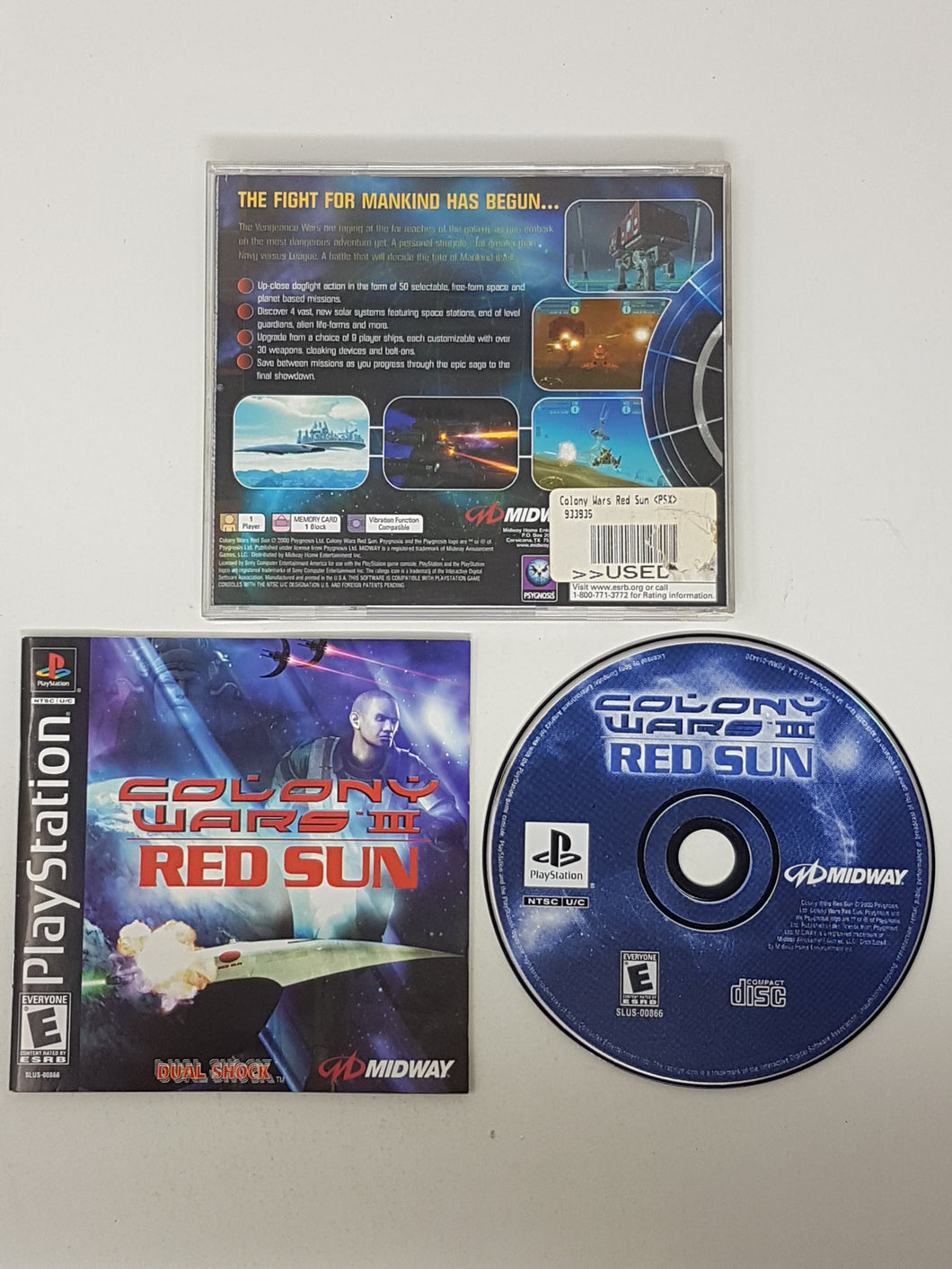 Colony Wars Red Sun - Sony Playstation 1 | PS1