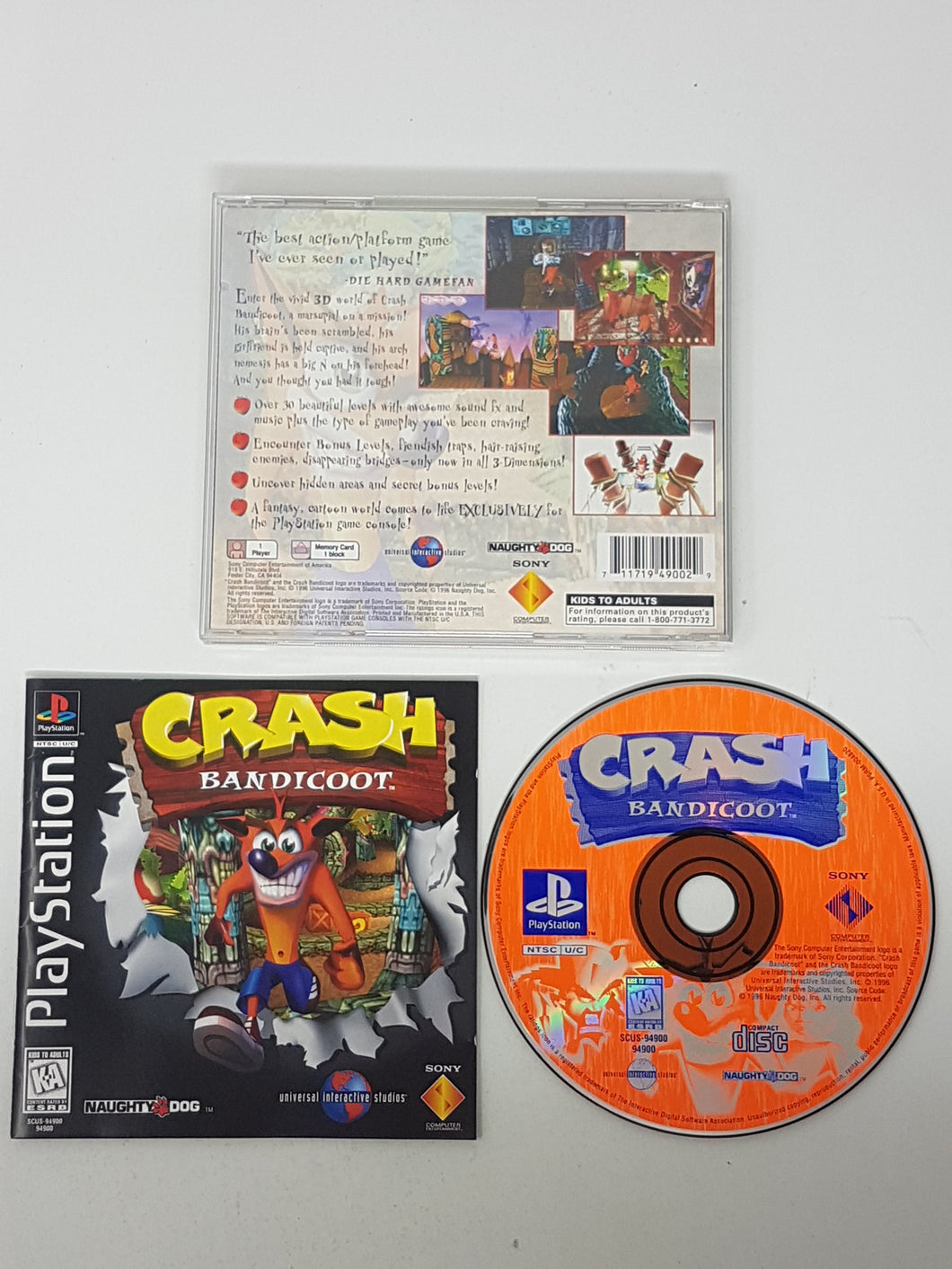 Crash Bandicoot - Sony Playstation 1 | PS1