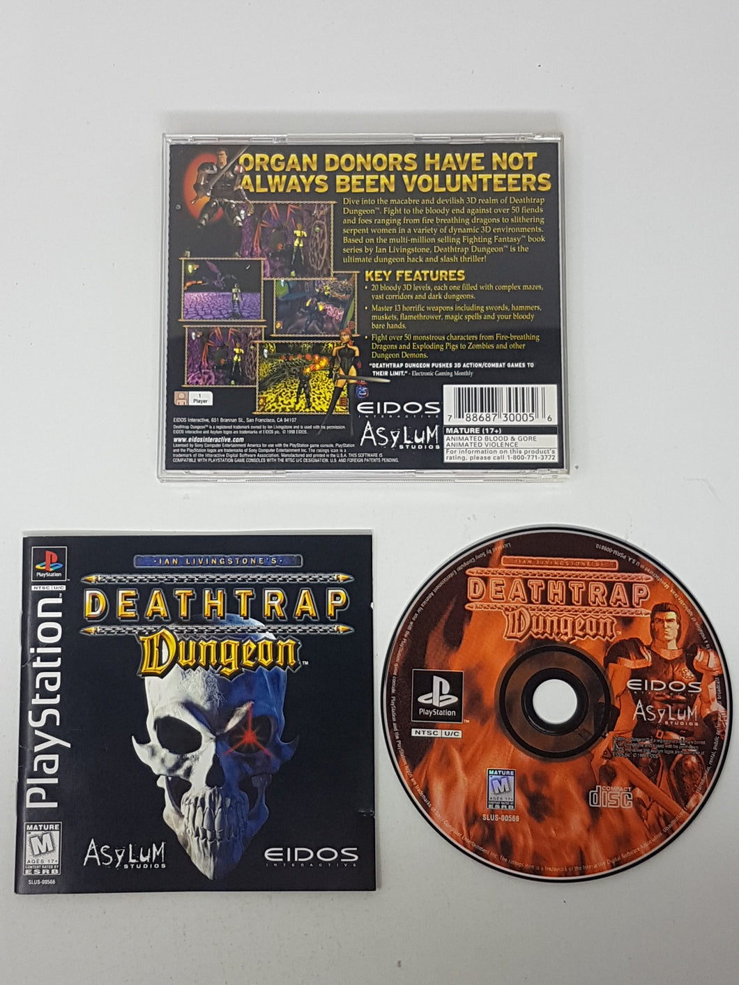 Deathtrap Dungeon - Sony Playstation 1 | PS1
