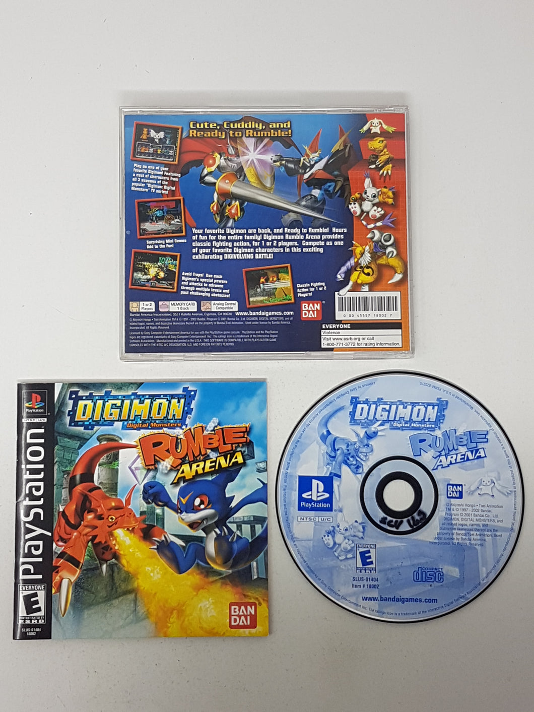 Digimon Rumble Arena - Sony Playstation 1 | PS1