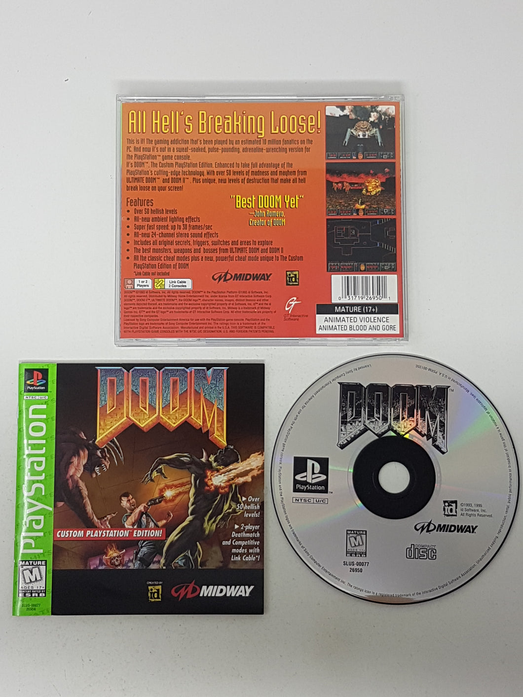 Doom [Greatest Hits] - Sony Playstation 1 | PS1