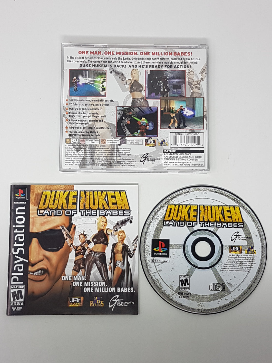 Duke Nukem Land of the Babes - Sony Playstation 1 | PS1