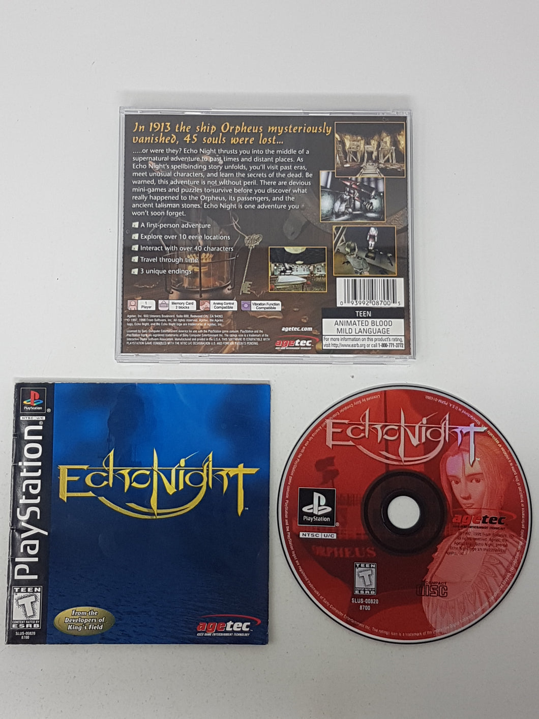 Echo Night - Sony Playstation 1 | PS1