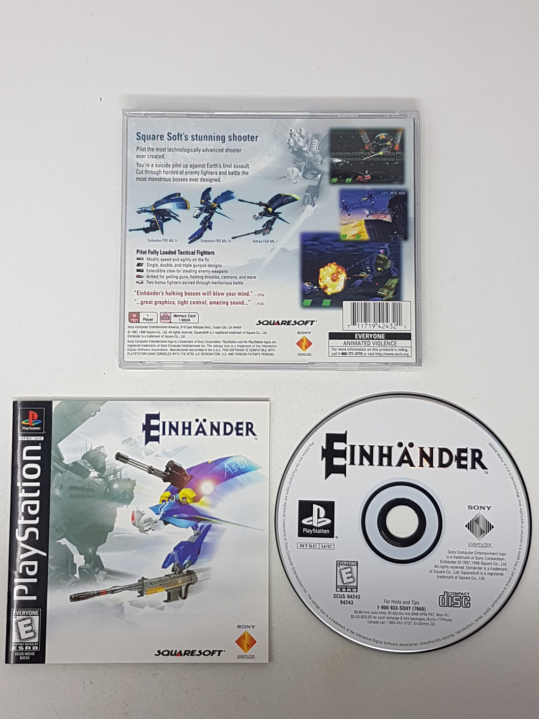 Einhander - Sony Playstation 1 | PS1