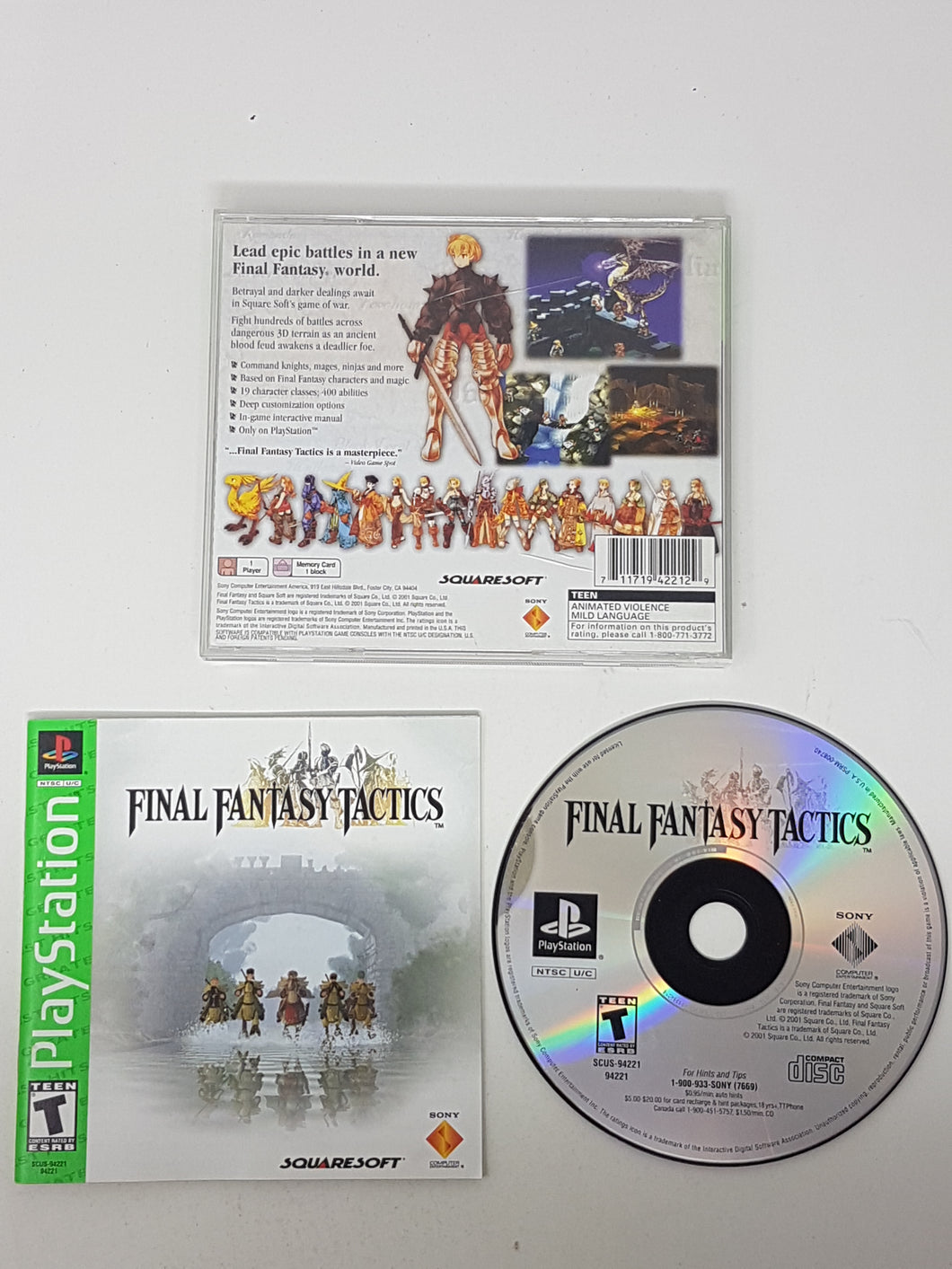 Final Fantasy Tactics [Grands succès] - Sony Playstation 1 | PS1