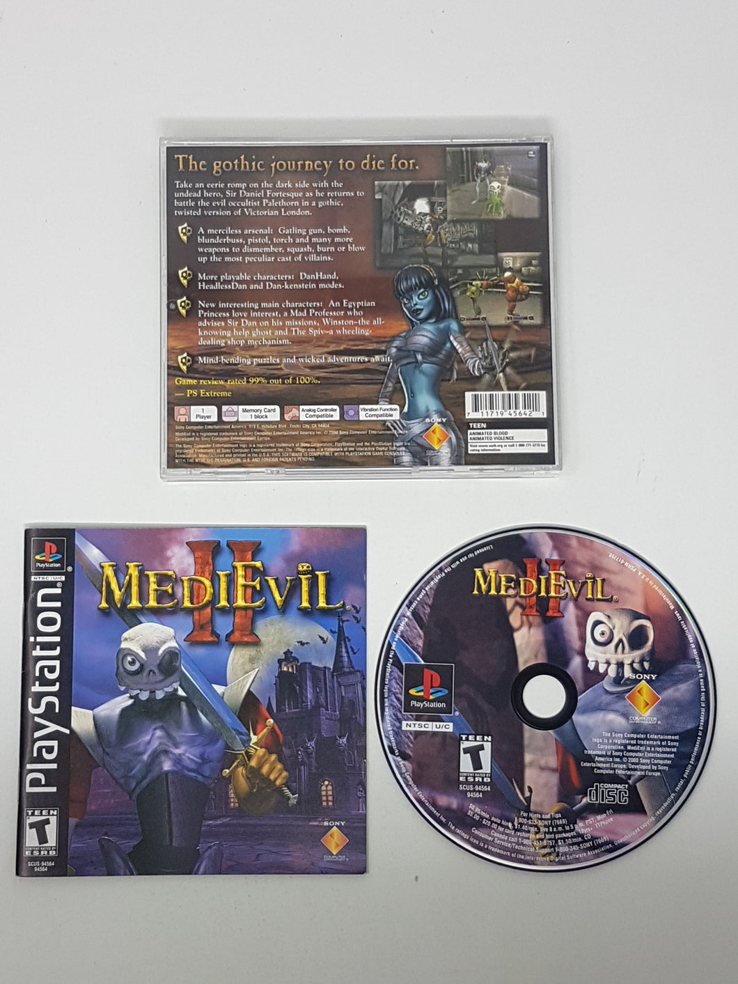 Medievil II - Sony Playstation 1 | PS1