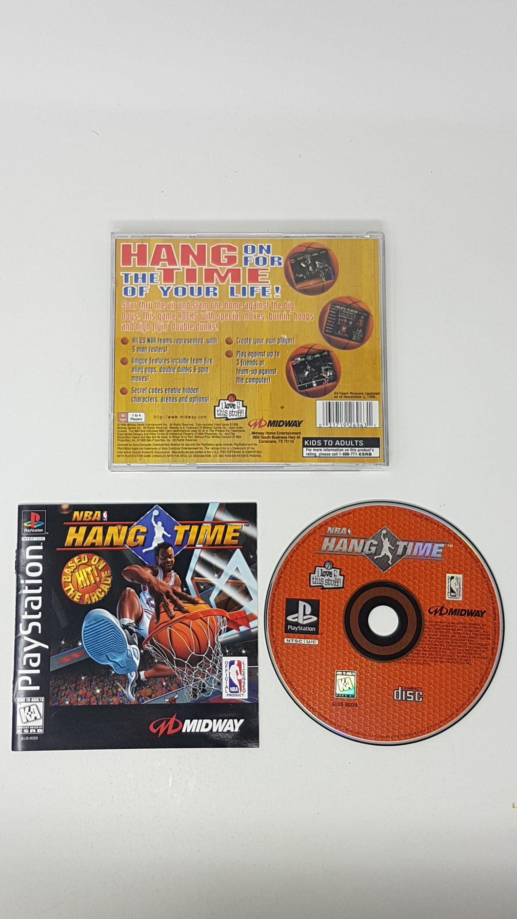NBA Hang Time - Sony Playstation 1 | PS1