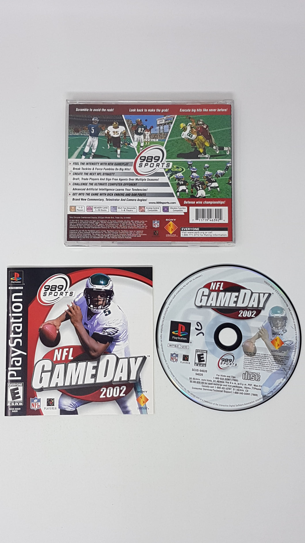 NFL GameDay 2002 - Sony Playstation 1 | PS1