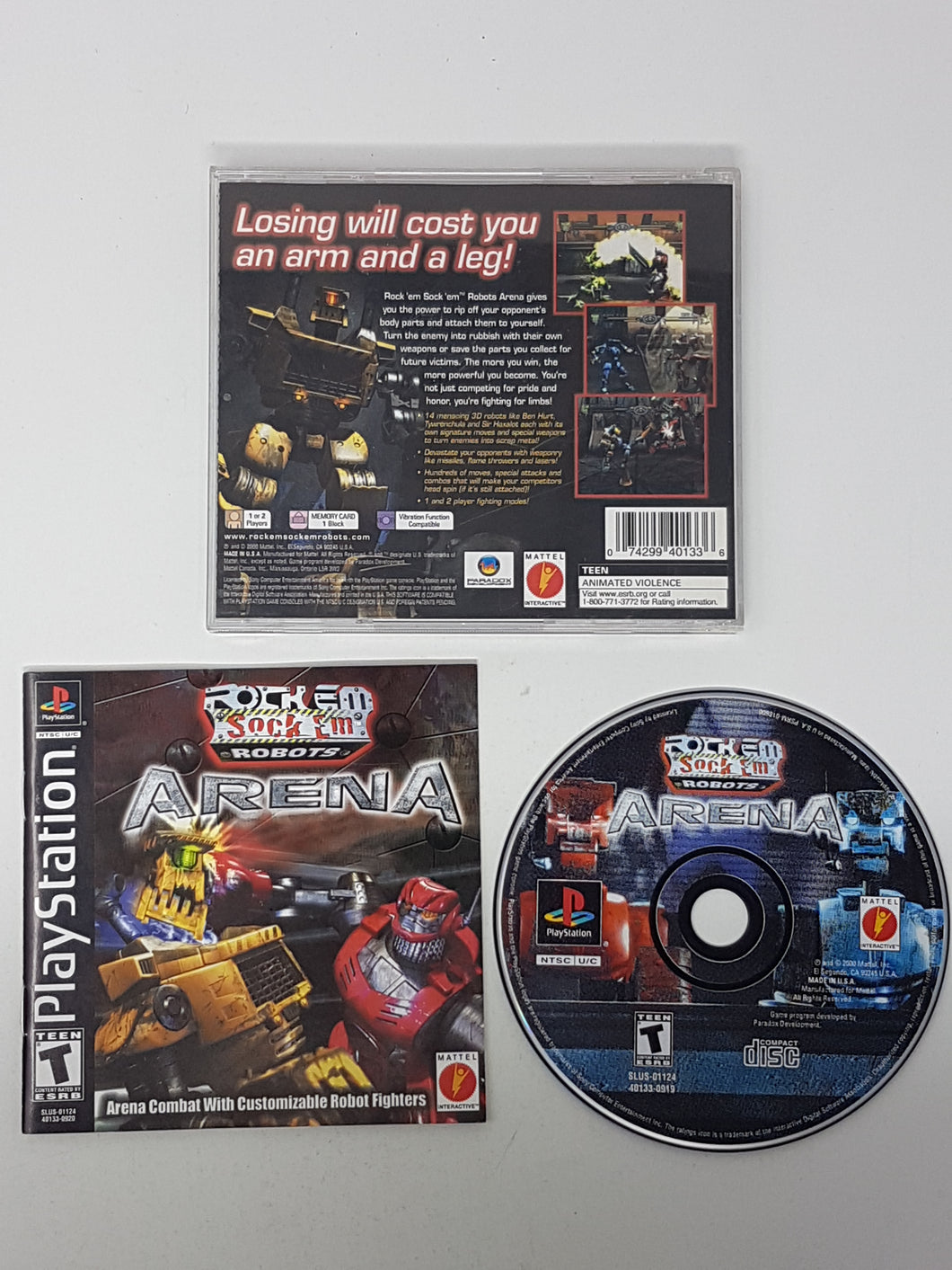 Rock em Sock em Robots Arena - Sony Playstation 1 | PS1