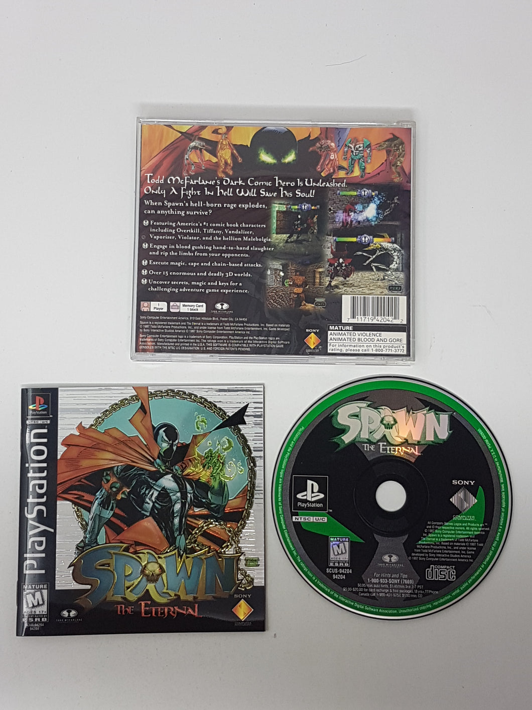Spawn The Eternal - Sony Playstation 1 | PS1