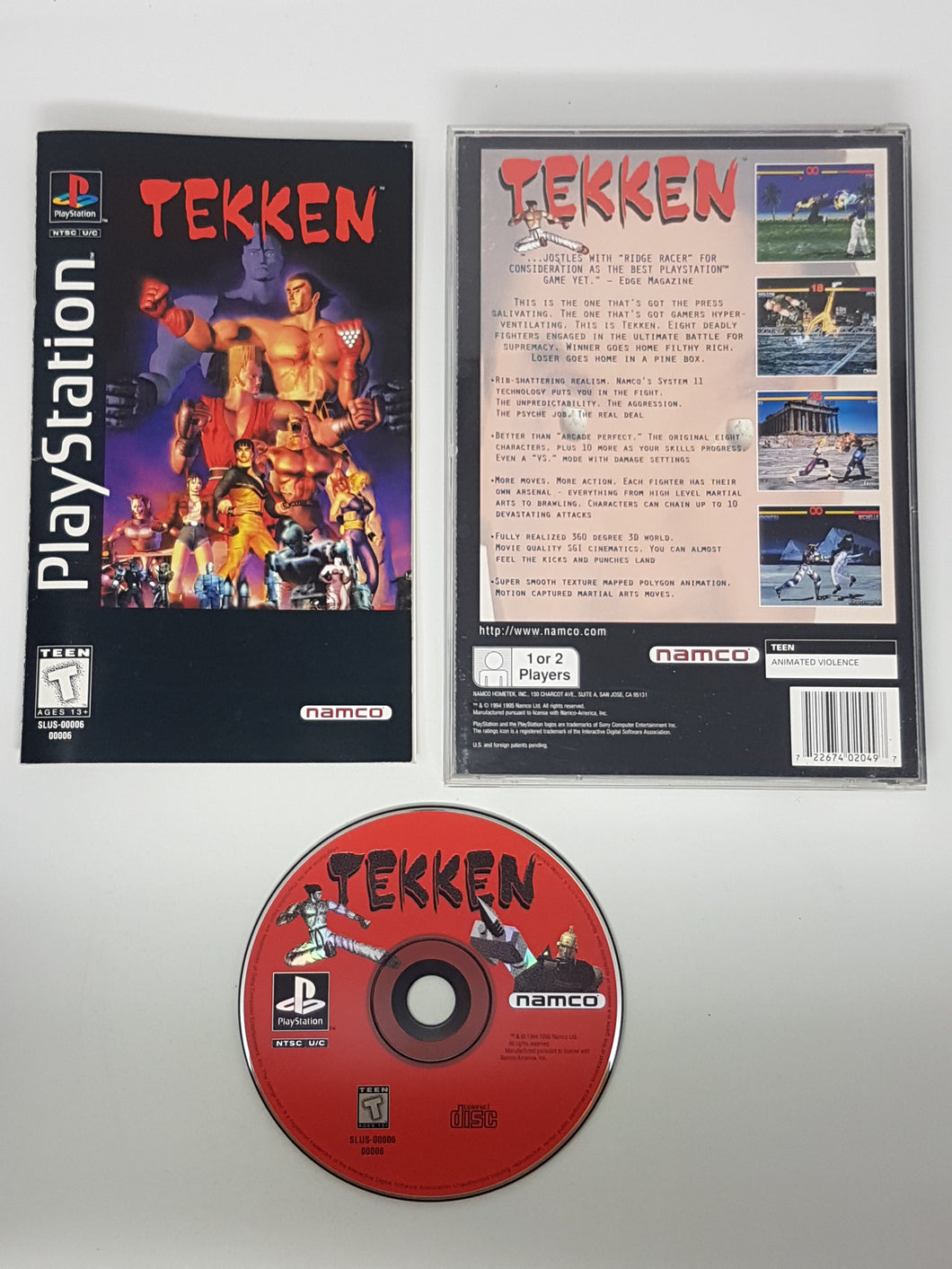 tekken long box ps1
