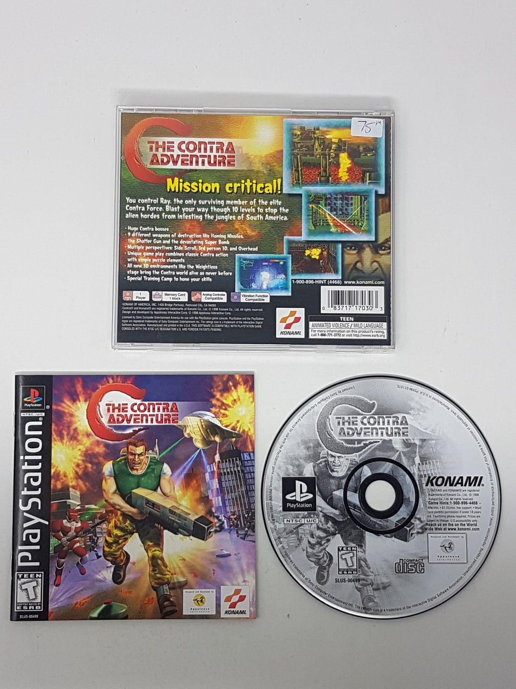 Contra Adventure - Sony Playstation 1 | PS1