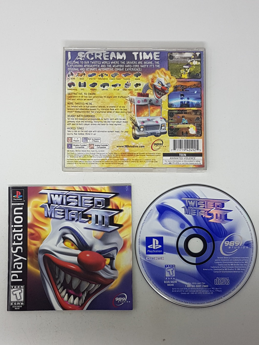 Twisted Metal 3 - Sony Playstation 1 | PS1