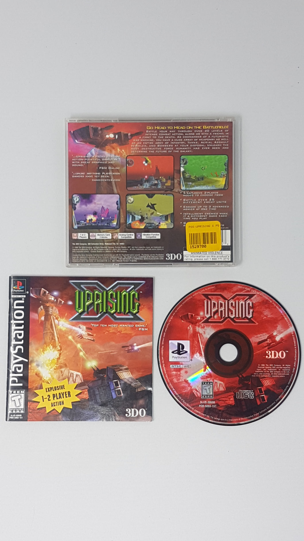 Uprising-X [cib] - Sony Playstation 1 | PS1