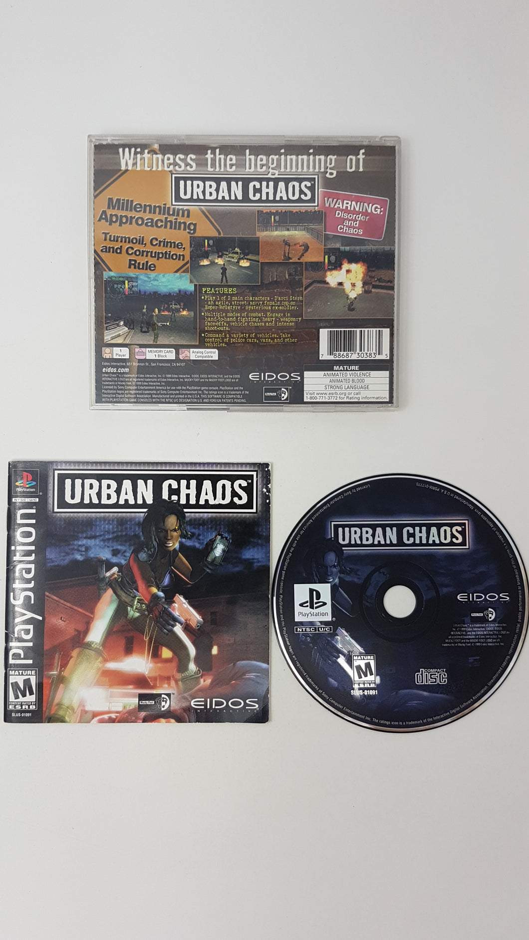 Urban  Chaos - Sony Playstation | PS1