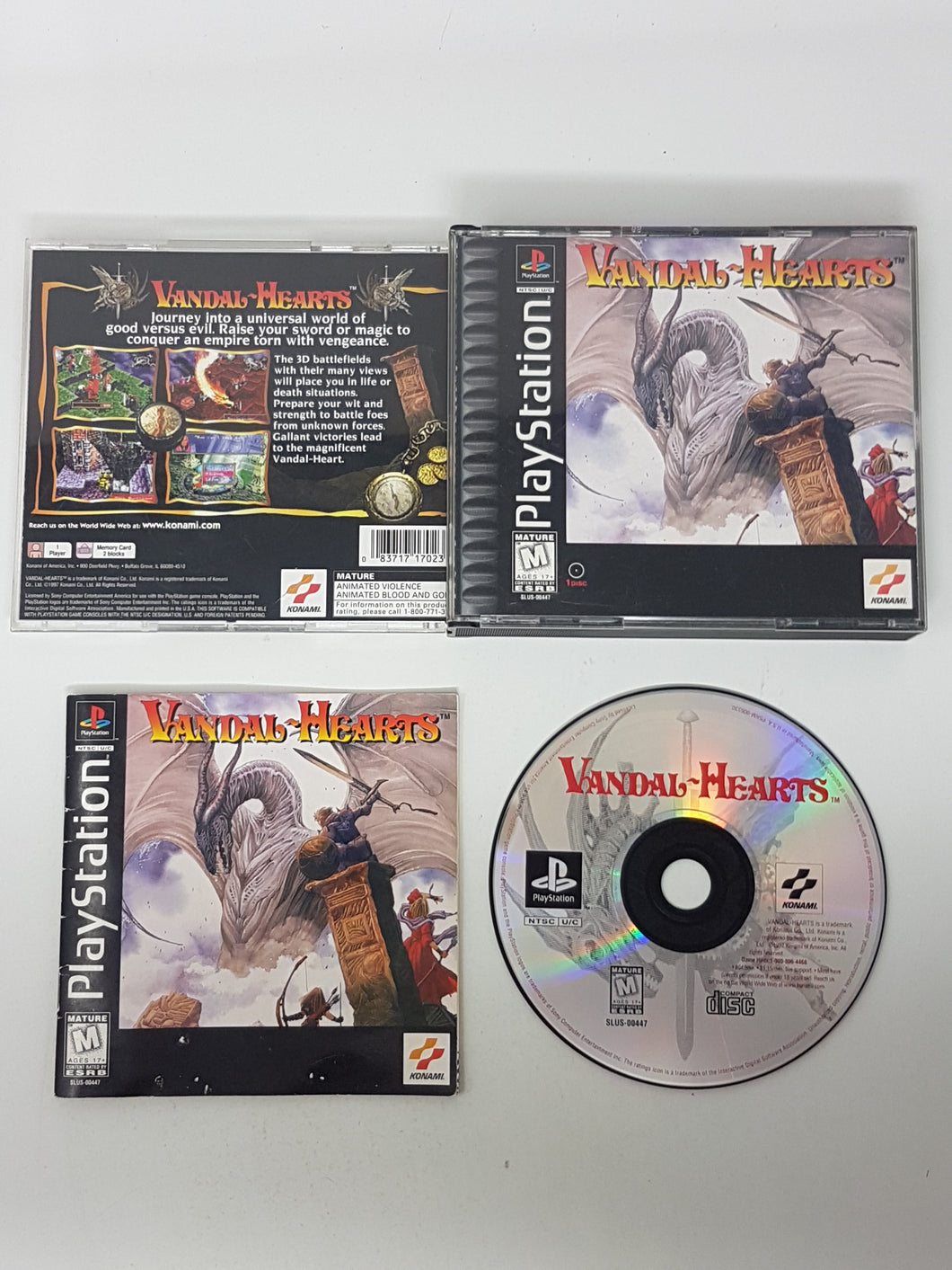 Vandal Hearts - Sony Playstation 1 | PS1