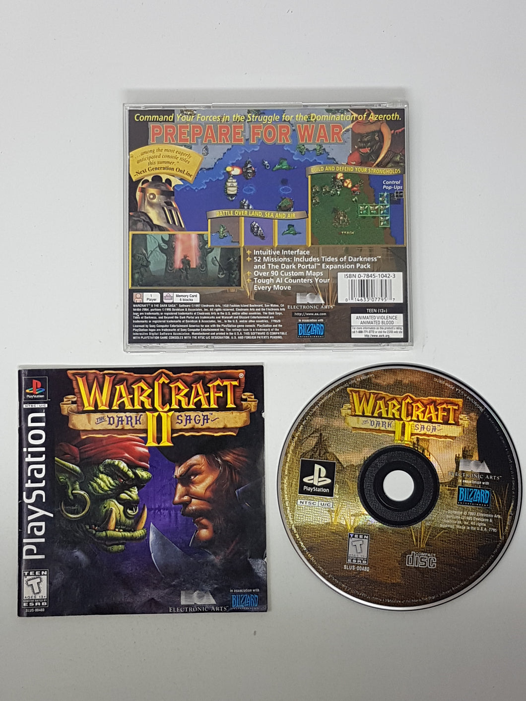Warcraft II The Dark Saga - Sony Playstation 1 | PS1