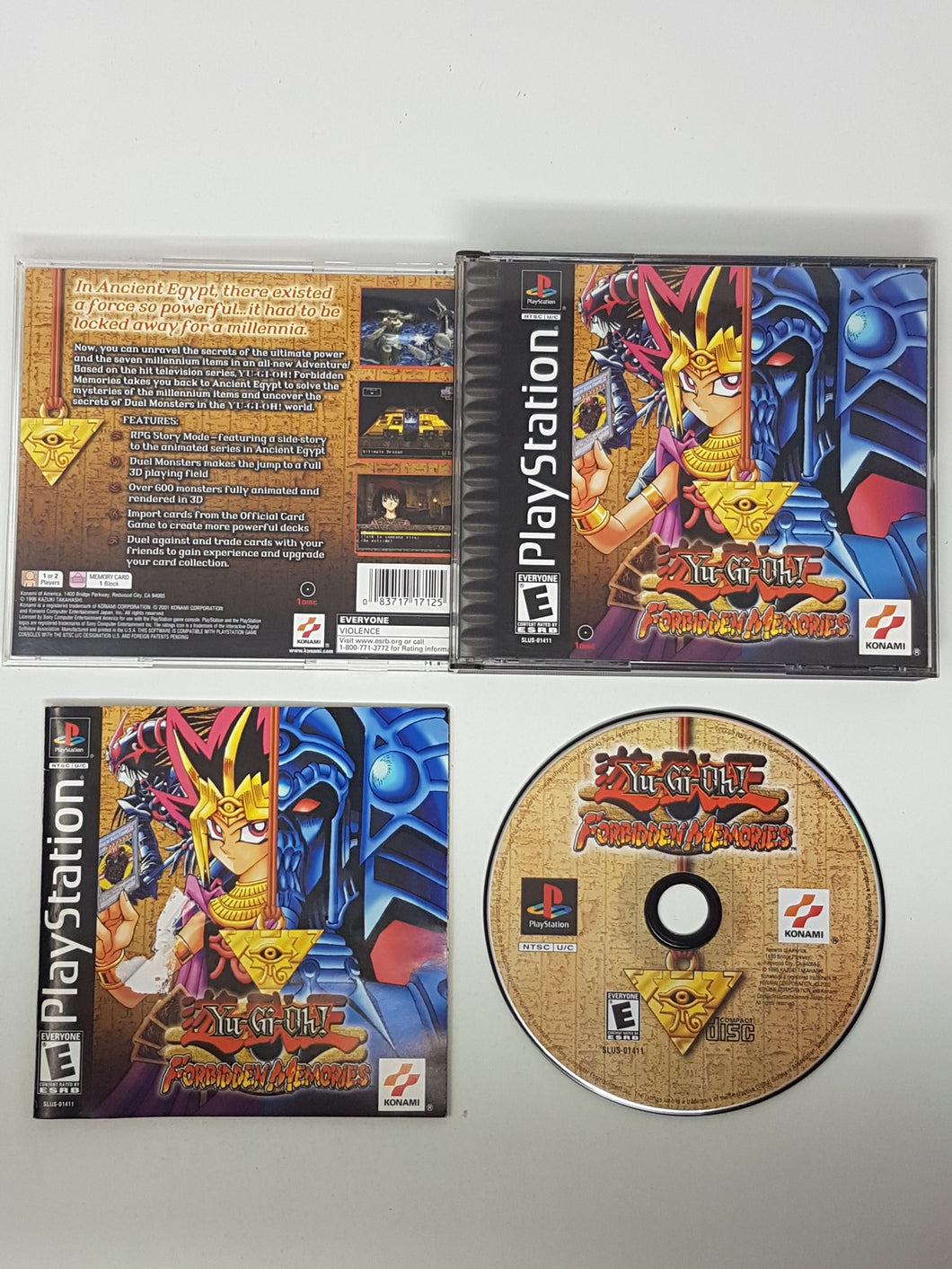 Yu Gi Oh Forbidden Memories - Sony Playstation 1 | PS1