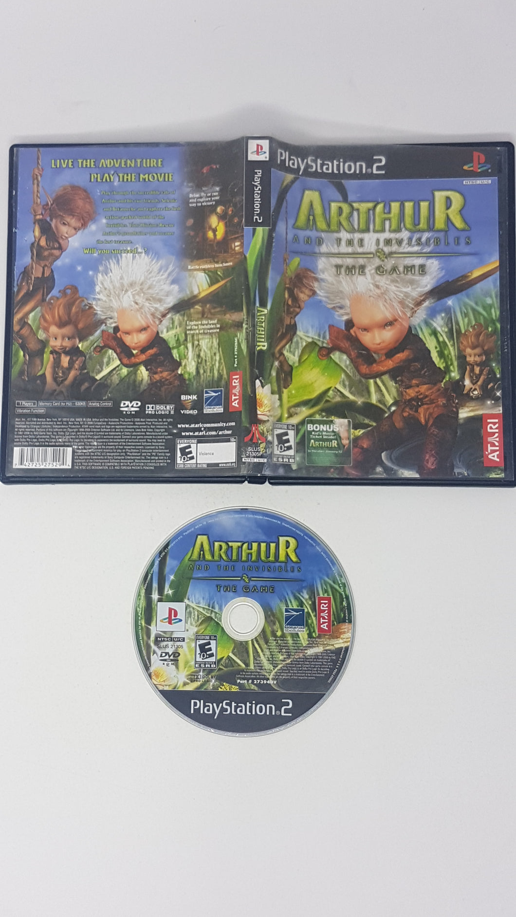 Arthur and the Invisibles  - Sony Playstation 2 | PS2