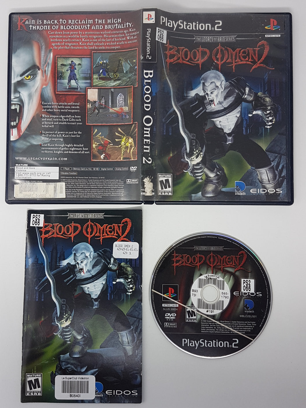 Blood Omen 2 - Sony Playstation 2 | PS2