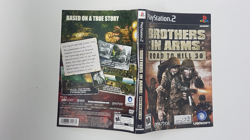 Brothers in Arms Road to Hill 30 [Couverture] - Sony Playstation 2 | PS2