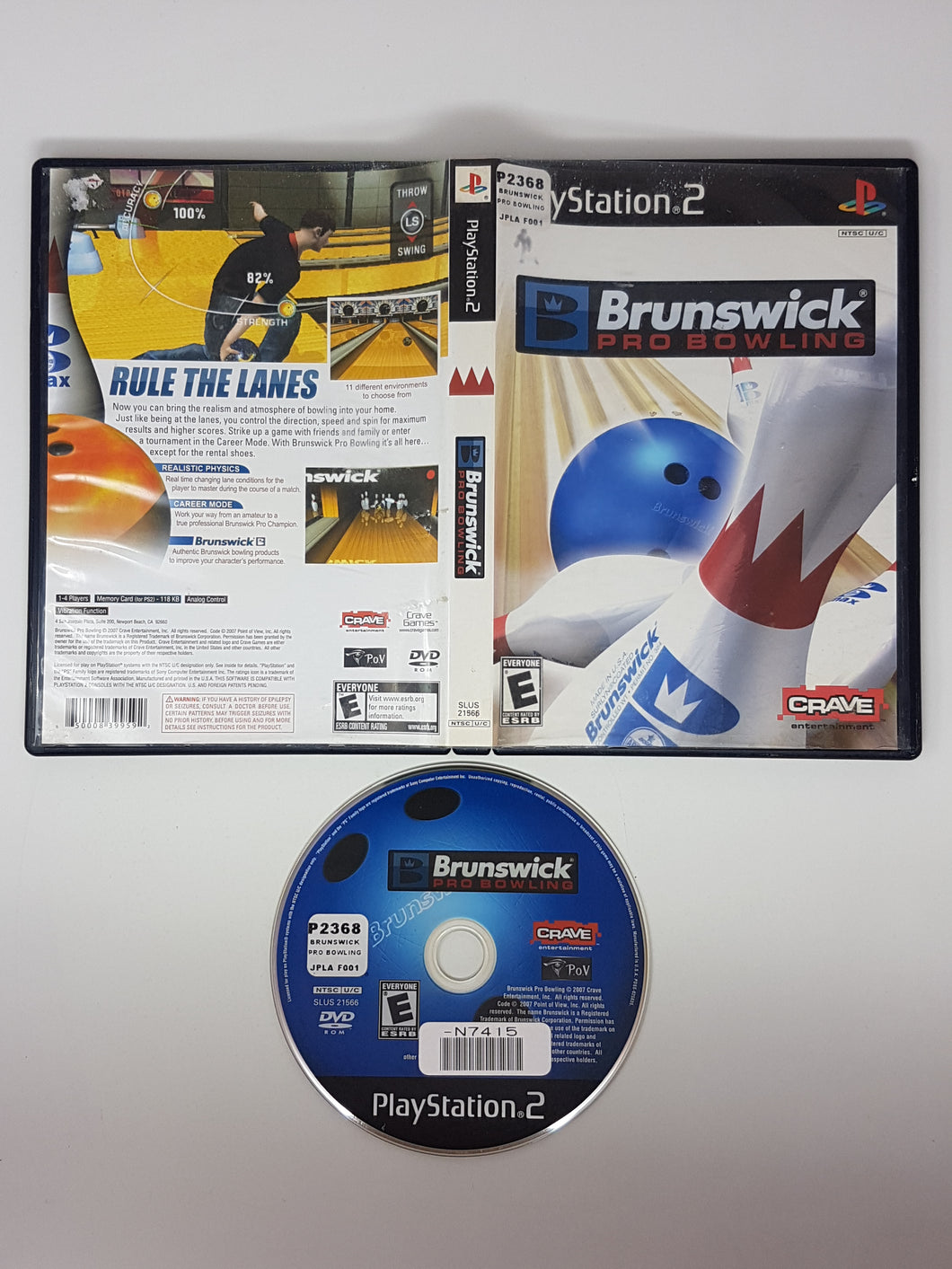 Brunswick Pro Bowling - Sony Playstation 2 | PS2