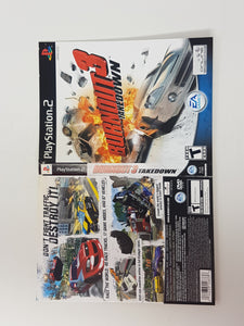 Burnout 3 Takedown [Couverture] - Sony Playstation 2 | PS2