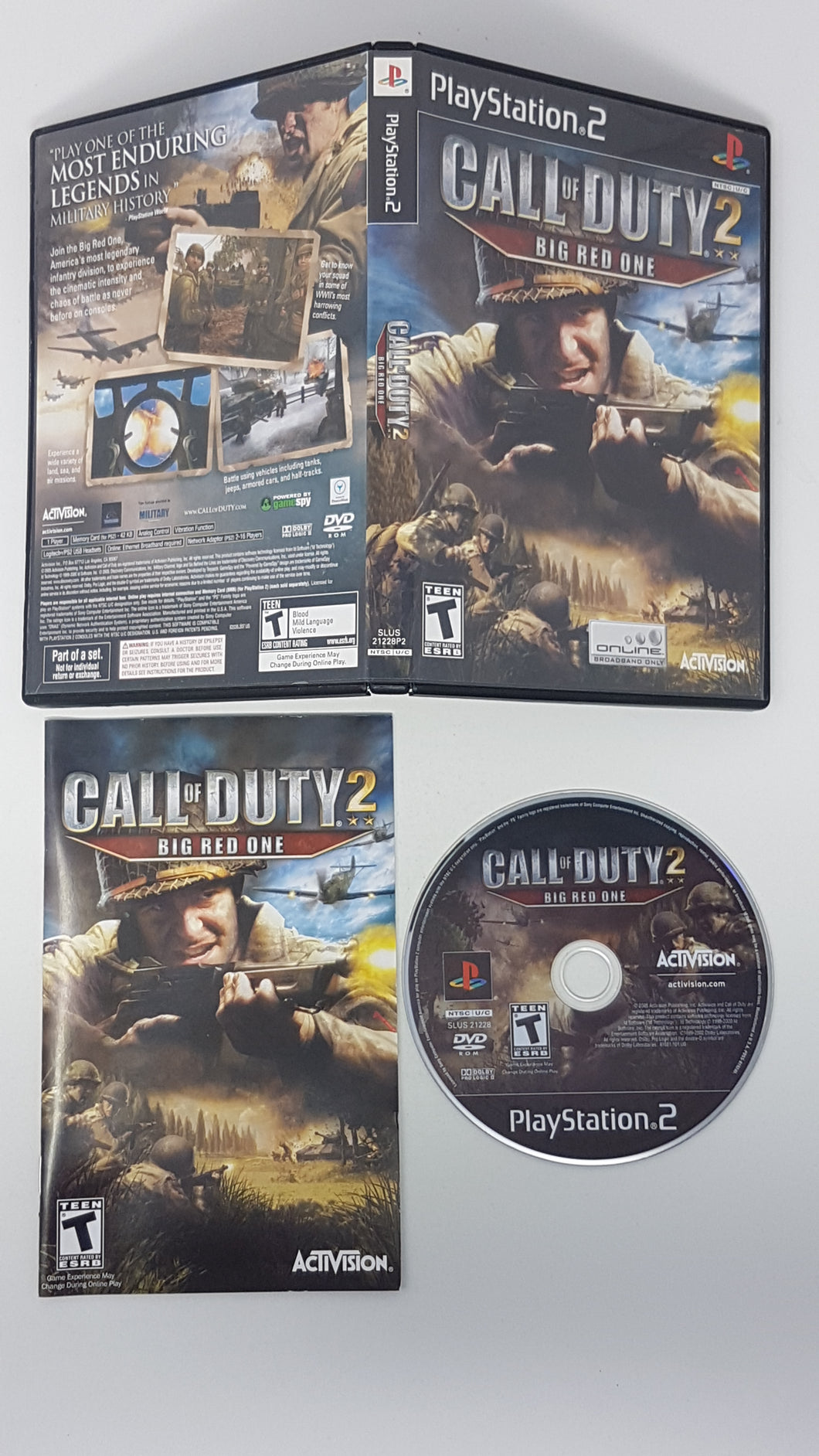 Call of Duty 2 Big Red One - Sony Playstation 2 | PS2