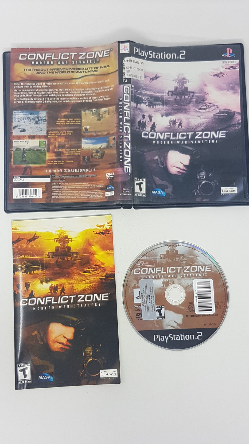 Conflict Zone Modern War Strategy  - Sony Playstation 2 | PS2