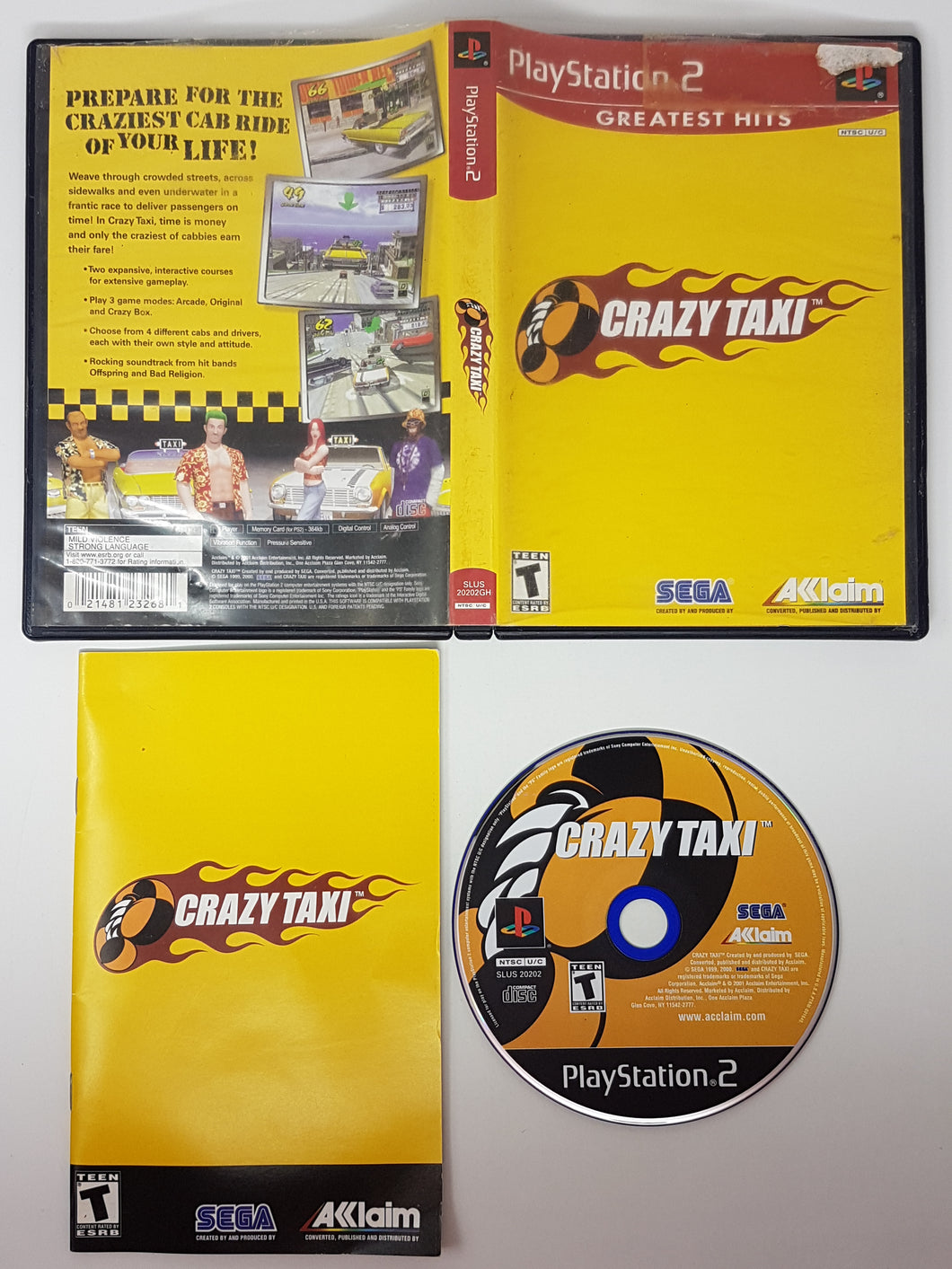 Crazy Taxi [Greatest Hits] - Sony Playstation 2 | PS2