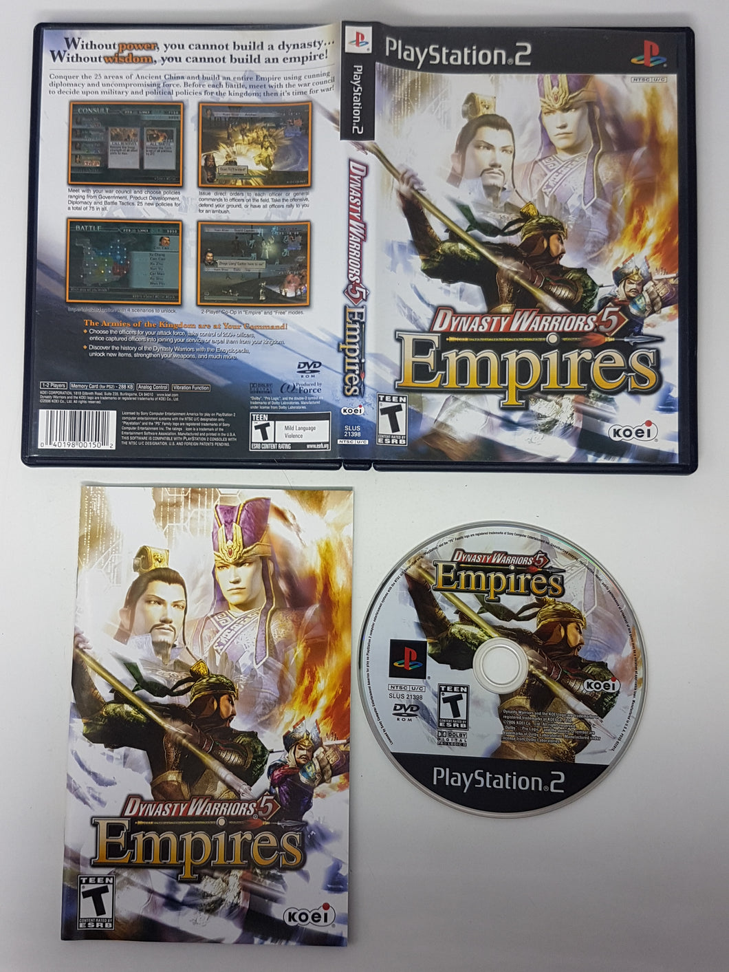 Dynasty Warriors 5 Empires - Sony Playstation 2 | PS2