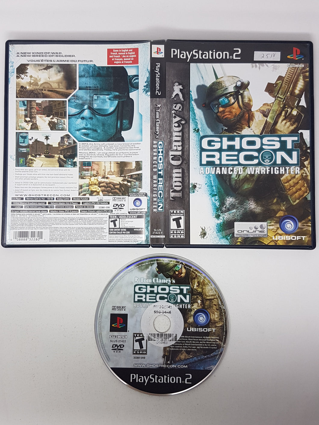 Ghost Recon Advanced Warfighter - Sony Playstation 2 | PS2