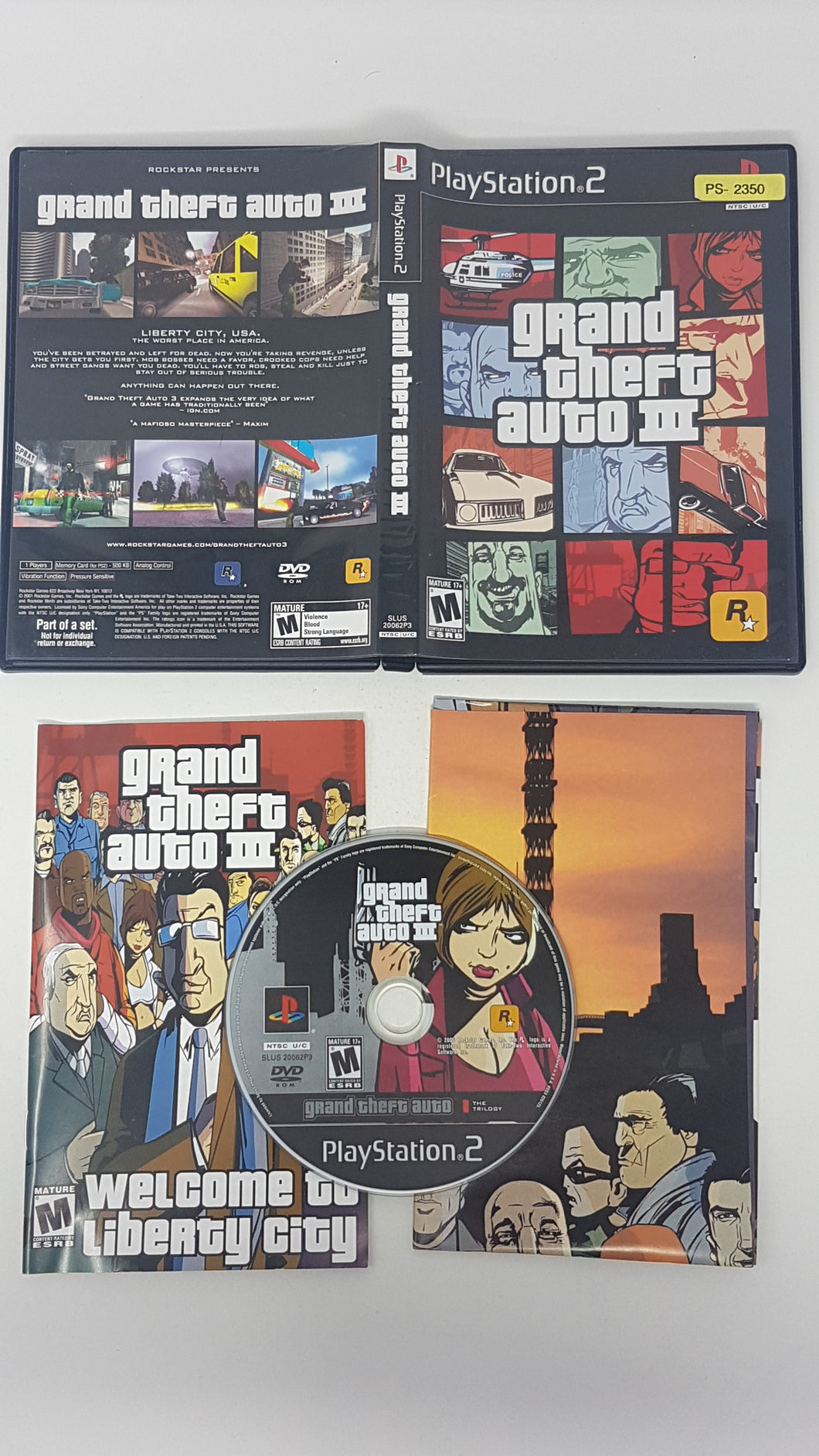 Grand Theft Auto Trilogy [GTA3 Jeu seulement] - Sony Playstation 2 | PS2