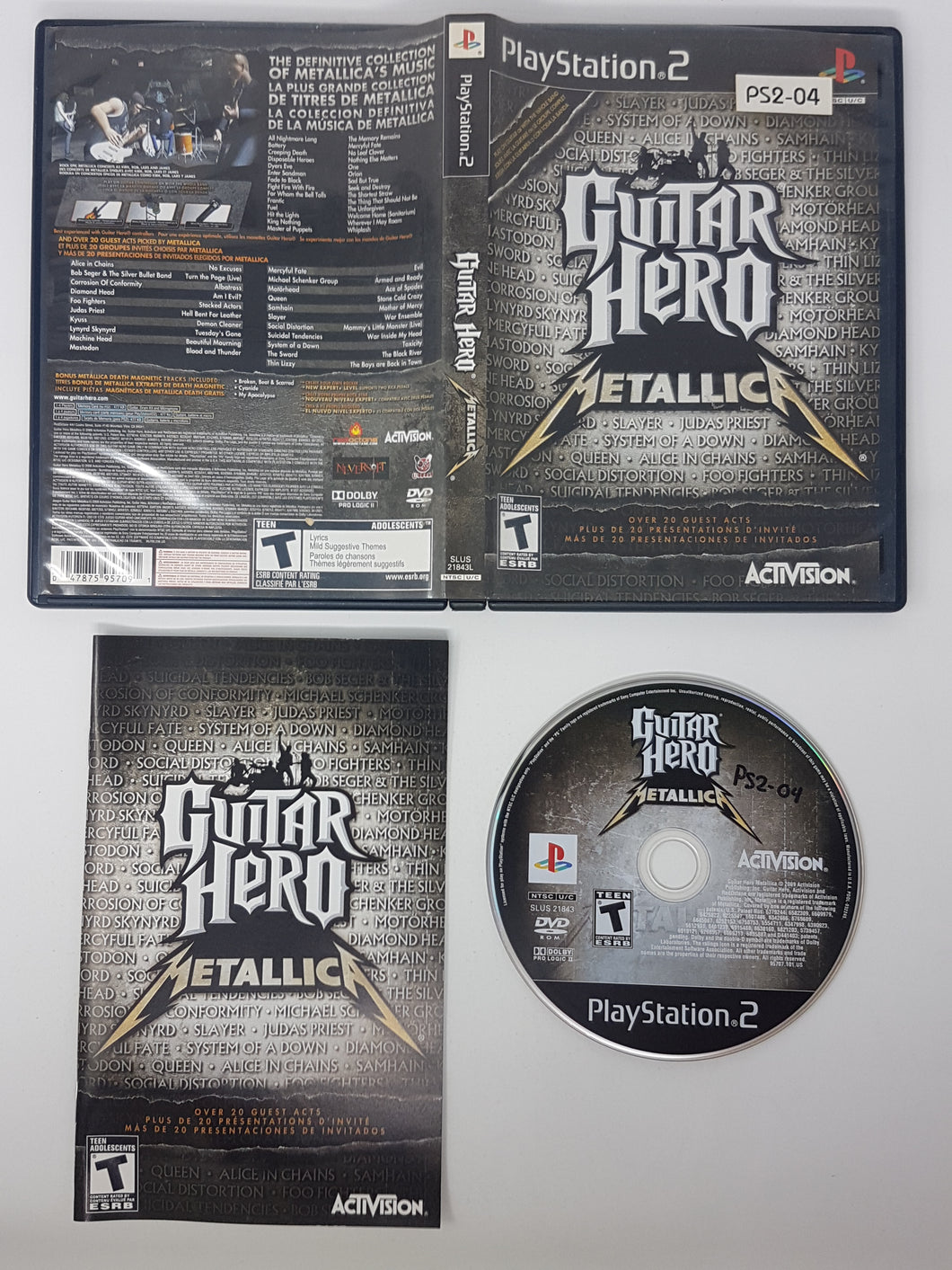Guitar Hero - Metallica - Sony Playstation 2 | PS2