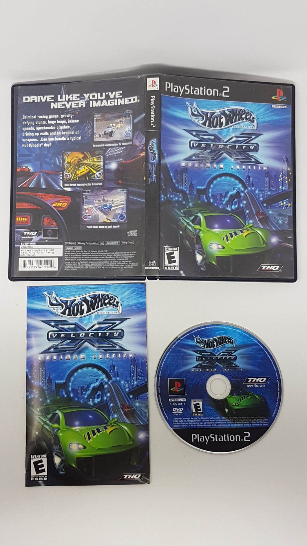 Hot Wheels Velocity X - Sony Playstation 2 | PS2
