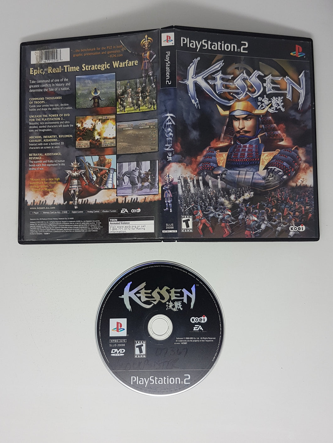 Kessen Sony Playstation PS2 – Respawnandreplay