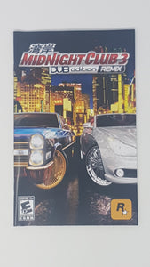 Midnight Club 3 Dub Edition Remix [manuel] - Playstation 2 | PS2