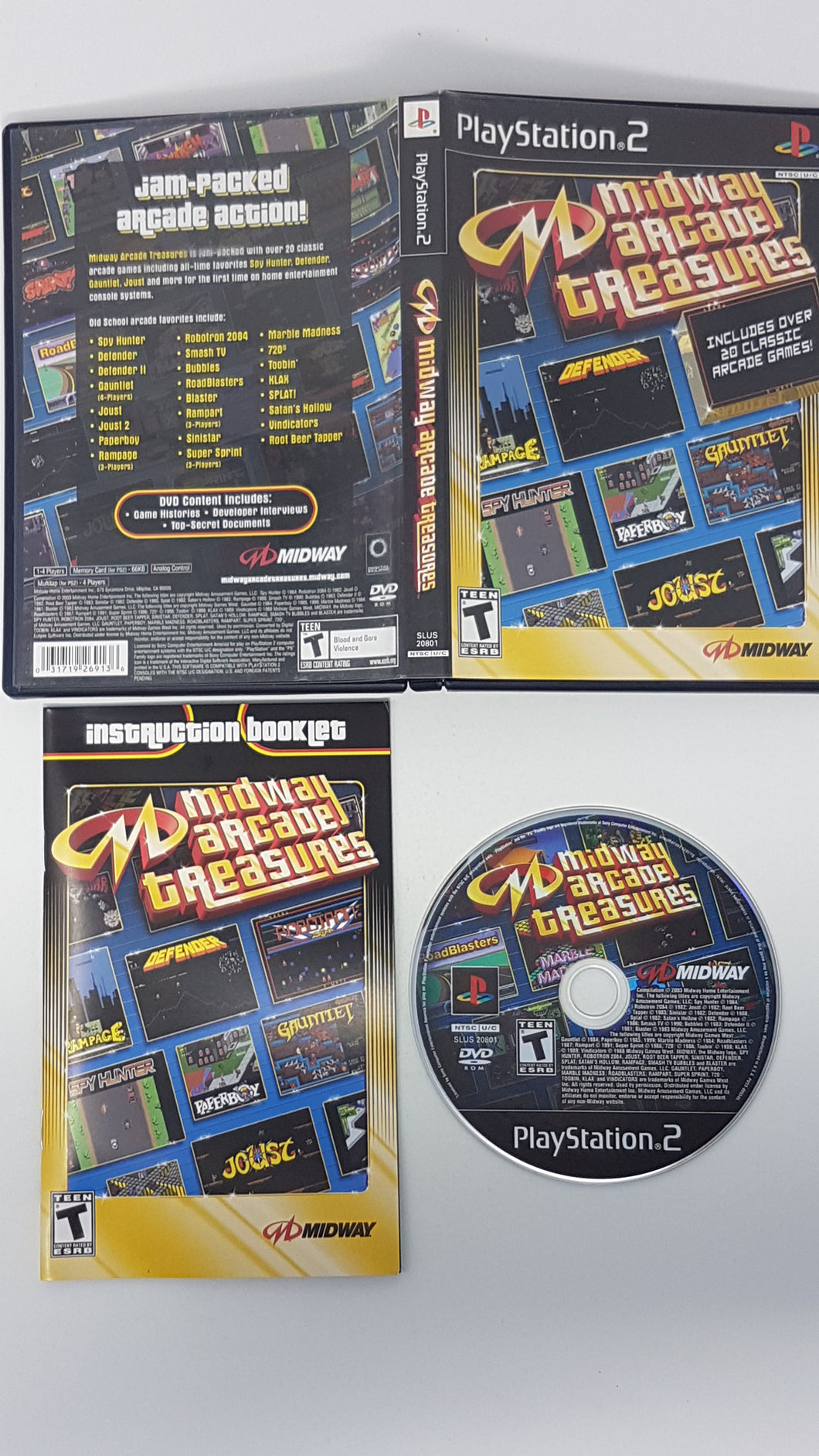 Midway Arcade Treasures - Sony Playstation 2 | PS2