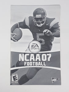 NCAA Football 2007 [manual] - Sony Playstation 2 | PS2