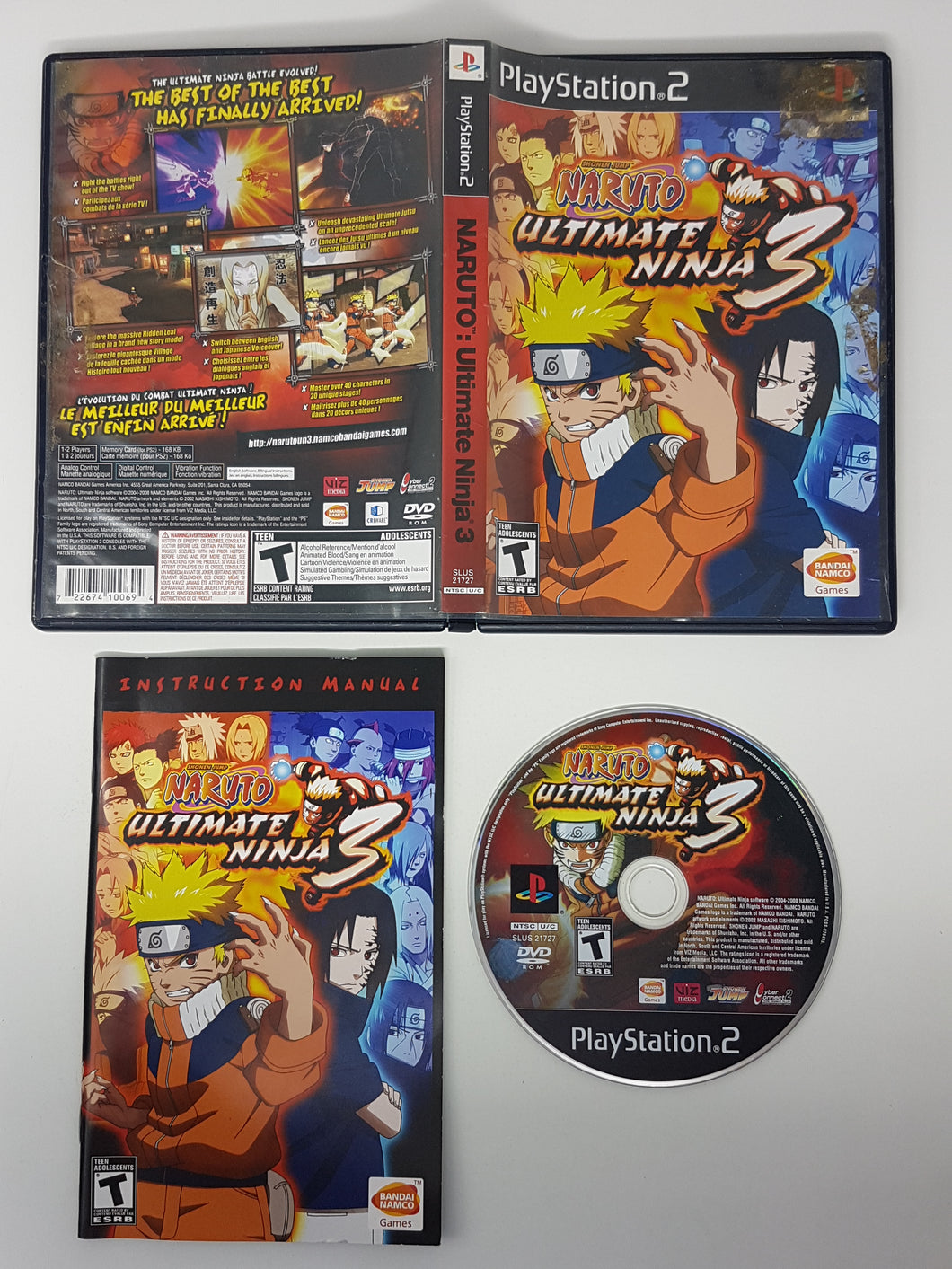 Naruto Ultimate Ninja 3 - Sony Playstation 2 | PS2