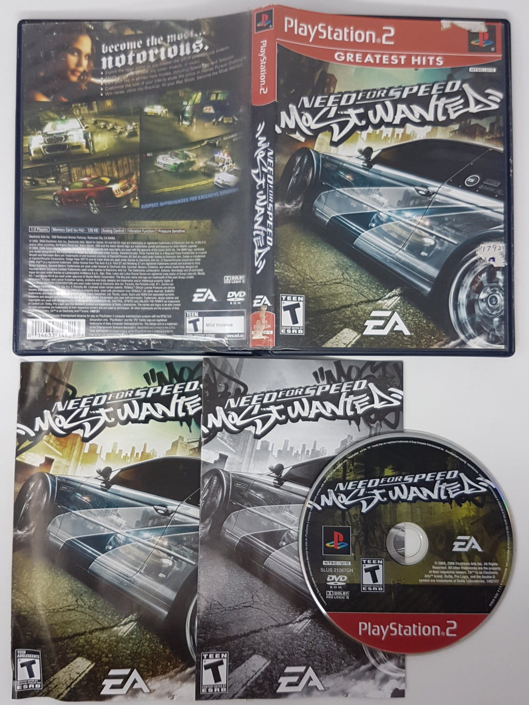 Need for Speed Most Wanted [Greatest Hits] - Sony Playstation 2 | PS2