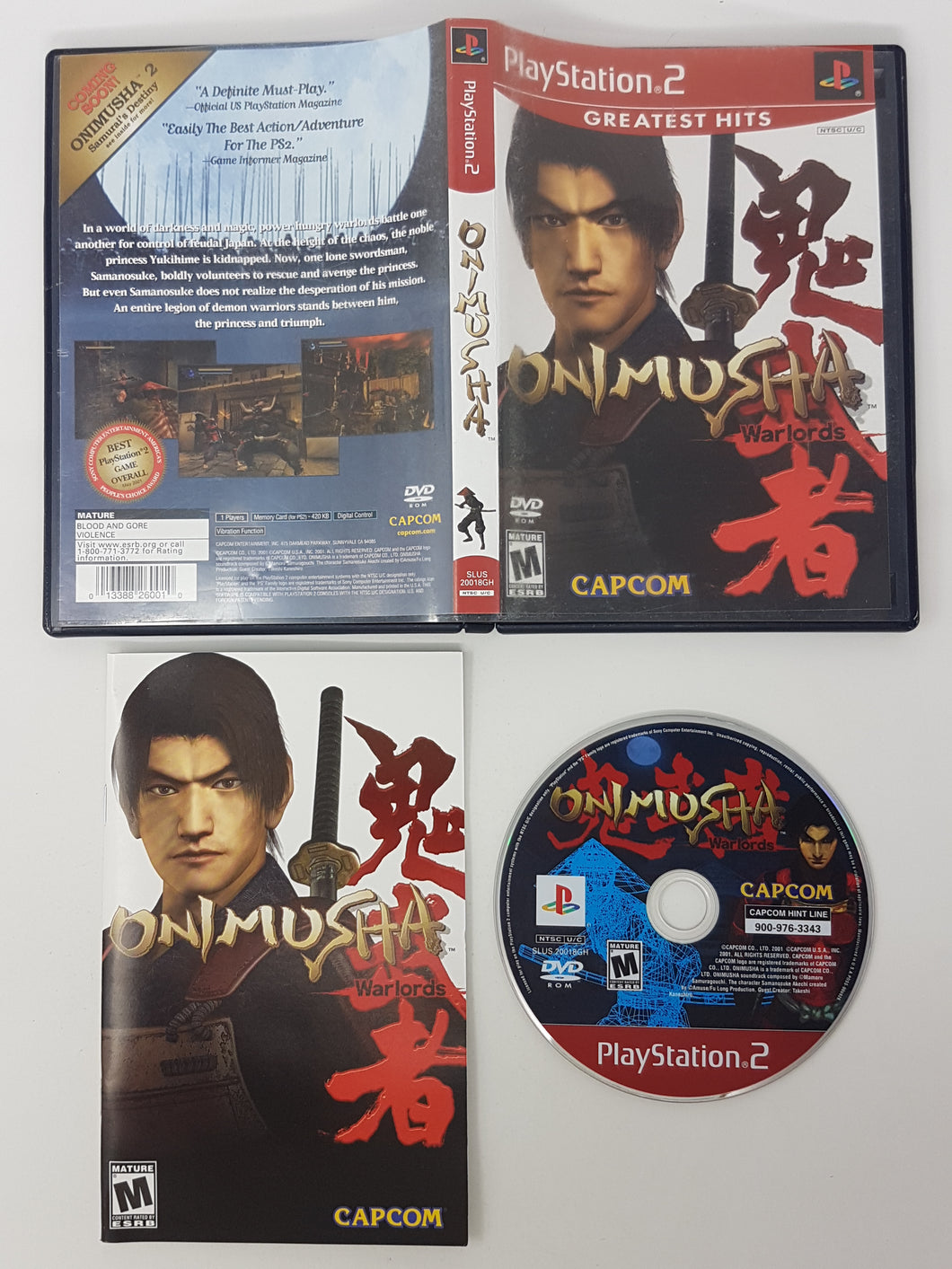 Onimusha Warlords [Grands succès] - Sony Playstation 2 | PS2